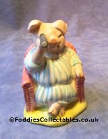 Royal Albert Beatrix Potter Little Pig Robinson Spying quality figurine